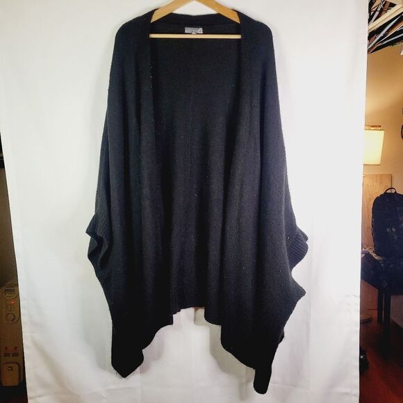 Sears Elegant Black Shawl Sweater - Picture 7 of 8